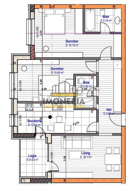 Titan Un apartament cat o casa mica, comision 0%  3 camere luminoase, 2 bai moderne